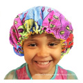 UNIQ Africa Kids Satin Bonnet Elastic Sleep Showering Bonnet Double Layer Hats